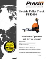 Electric Pallet Truck PPJ3000
