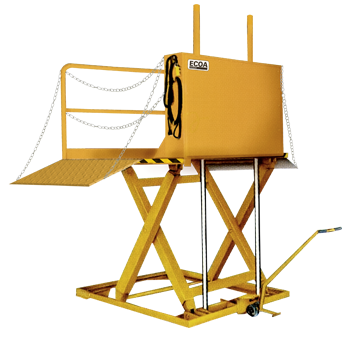 PORTABLE DOCK LIFTS REQUIRE NO PIT