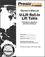 U-Lift Roll-In Lift Table