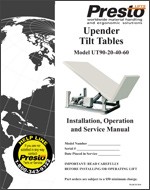 Upender Tilt Tables Model UT90-20-40-60