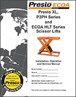 XL Series and ECOA HLT Series Scissor Lifts