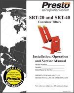 SRT-20 & SRT-40 Container Tilters Manual