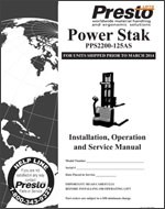 PowerStak PPS2200-125AS Manual